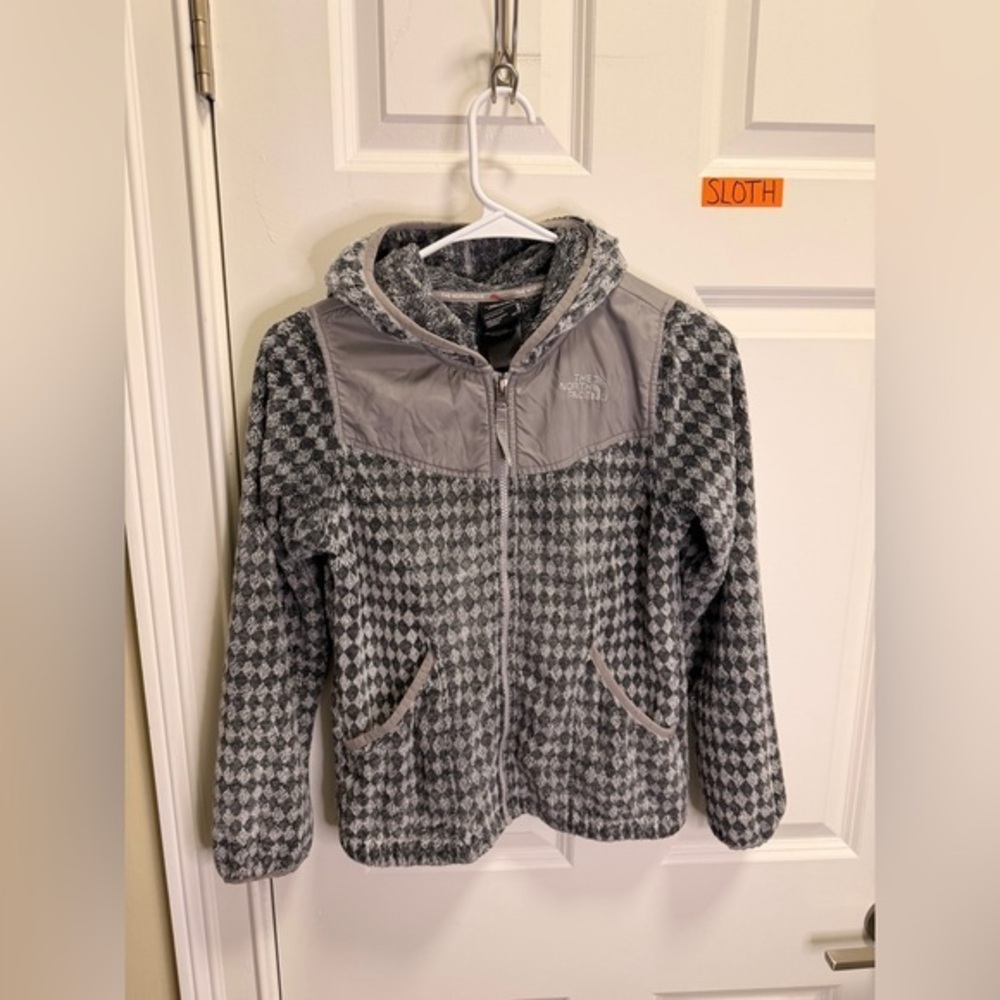 Youth Girls The North Face Oso Fleece Full Zip Hooded Jacket